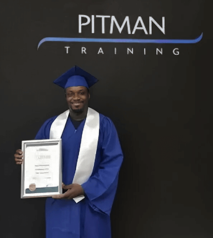 Owusu Kwakye Adonteng Transforms His Career with Pitman Training