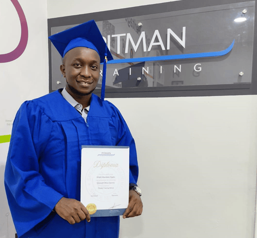 Shem Mandela Transforms His Microsoft Office Career with Pitman Training